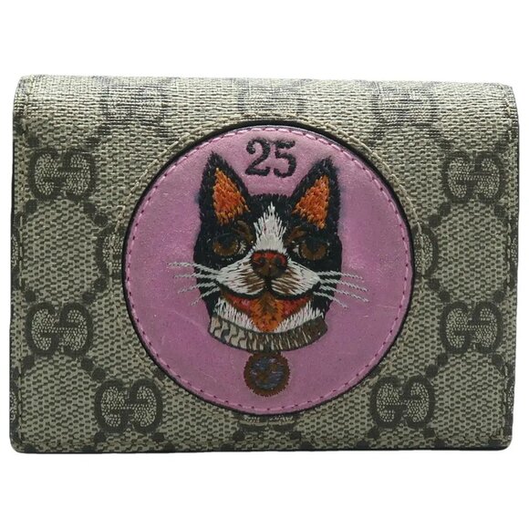 GUCCI Brown Canvas Wallet 326-021025 - Picture 1 of 12